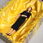 Dolce & Gabbana Black Dress Ceramic Porcelain Fashion Leather Sicily Dolls