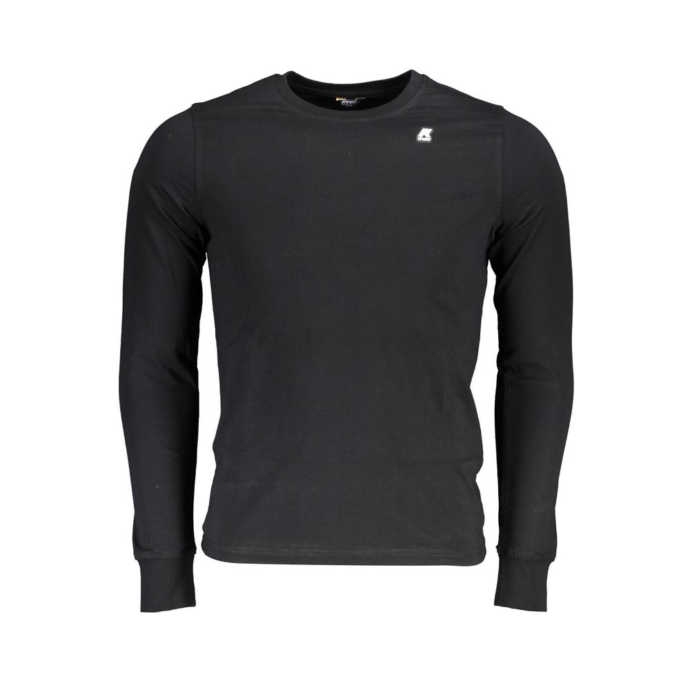 Black Cotton Men T-Shirt