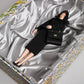 Dolce & Gabbana Black Dress Ceramic Porcelain Fashion Leather Sicily Dolls