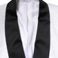 Dolce & Gabbana White Nylon Single Breasted Coat Blazer