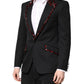 Dolce & Gabbana Black SICILIA CrystalEmbellished Coat Blazer