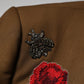 Dolce & Gabbana Brown MARTINI Single Breasted Coat Blazer