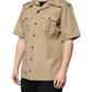 Dolce & Gabbana Brown Graphic Print Short Sleeves Shirt