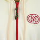Gucci Cream Polyester Hooded Logo Sweatsuit