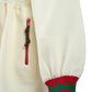 Gucci Cream Polyester Hooded Logo Sweatsuit