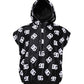 Black DG Cotton Hooded Sleeveless Sweater