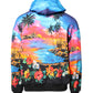 Dolce & Gabbana Multicolor Print Hooded Sweatshirt Sweater