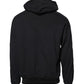 Dolce & Gabbana Black Cotton Logo Hooded Sweatshirt Sweater