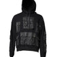 Dolce & Gabbana Black Cotton Hooded Sweatshirt Sweater