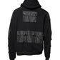 Dolce & Gabbana Black Cotton Hooded Sweatshirt Sweater