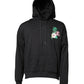 Dolce & Gabbana Black Embroidery Hooded Sweatshirt Sweater