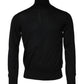 Dolce & Gabbana Black Cashmere Knitted Men Pullover Sweater