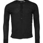 Dolce & Gabbana Black Printed Knitted Men Pullover Sweater