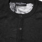 Dolce & Gabbana Black Printed Knitted Men Pullover Sweater