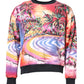 Dolce & Gabbana Multicolor Print Crew Neck Pullover Sweater