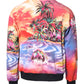 Dolce & Gabbana Multicolor Print Crew Neck Pullover Sweater
