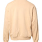Dolce & Gabbana Beige Cherry Print Crew Neck Pullover Sweater