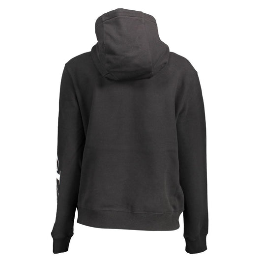 Calvin Klein Black Cotton Women Sweatshirt