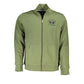 La Martina Classic Green Zippered Fleece Sweatshirt