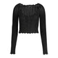 Guess Jeans Black Viscose Women Sweater