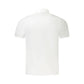 White Cotton Men Polo Shirt
