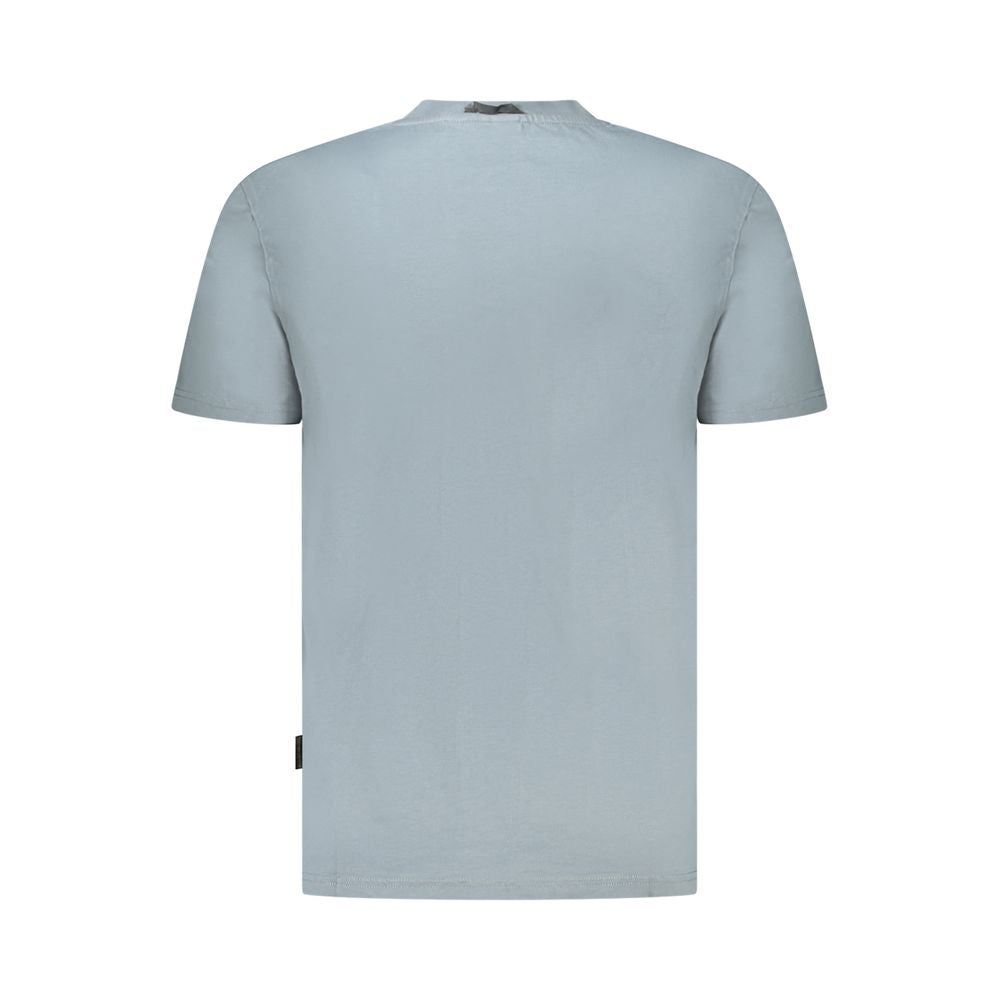 Brown Cotton Men T-Shirt