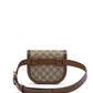 GG Beige Monogram Horsebit 1955 Belt Bag