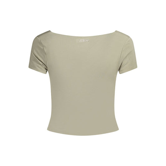 Green Modal Tops & T-Shirt