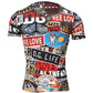 Dolce & Gabbana Multicolor Patchwork Cotton Crew Neck T-shirt