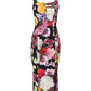 Dolce & Gabbana Multicolor Ortensia Patchwork Sheath Dress