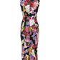 Dolce & Gabbana Multicolor Ortensia Patchwork Sheath Dress