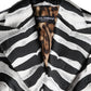 Dolce & Gabbana Black White Polyester Women Blazer Jacket