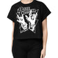 Dolce & Gabbana Black Cotton Printed Short Sleeves T-shirt