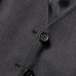 Dolce & Gabbana Black Striped Button Down Sleeveless Vest Top