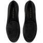 Charles Philip Black Velvet Unisex Loafer