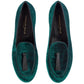 Charles Philip Green Velvet Loafer