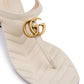 Gucci Mystic White Nappa Charlotte Leather Sandals
