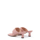 Gucci Mystic Pink Nappa Charlotte Leather Sandals