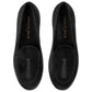 Charles Philip Black Velvet Loafer