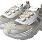 Dolce & Gabbana Sneakers White Beige Leather Sport DAYMASTER Shoes