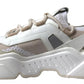 Dolce & Gabbana Sneakers White Beige Leather Sport DAYMASTER Shoes