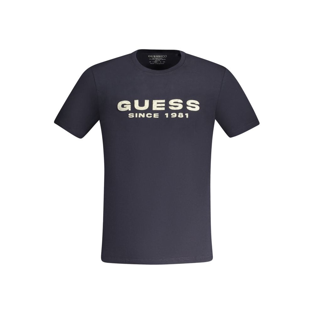 Blue Cotton Men TShirt