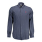 U.S. POLO ASSN. Blue Cotton Men's Shirt