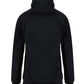 Black Polyamide Hoodie Sweatshirt