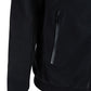 Black Polyamide Hoodie Sweatshirt