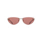 Calvin Klein Pink Metal Women Sunglass