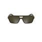 Calvin Klein Brown Bio-Based Fabric Men Sunglasses