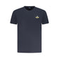 Blue Cotton Men T-Shirt