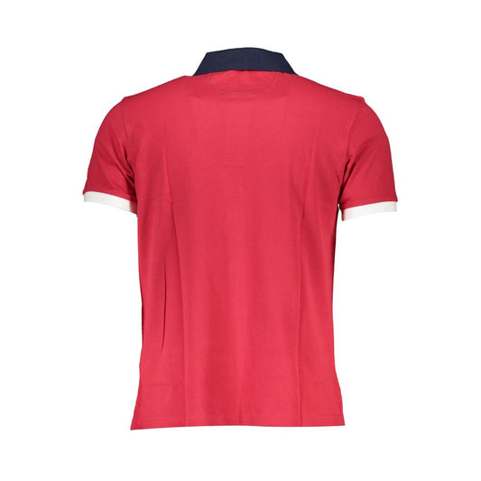Red Cotton Polo Shirt