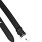 Dolce & Gabbana Black Classic Calfskin Leather Buckle Belt
